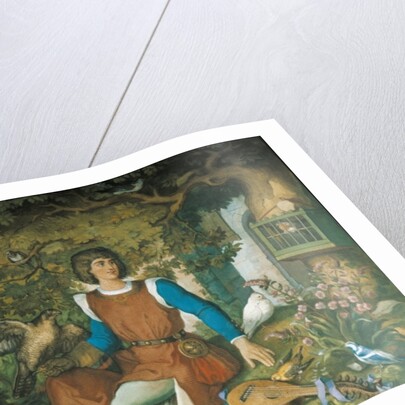 Portrait of Walther von der Vogelweide by Eduard Ille