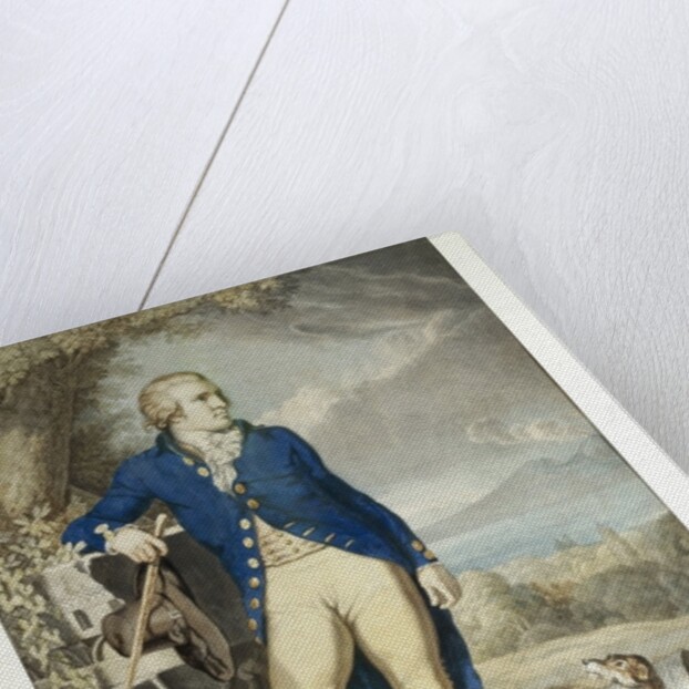 Portrait of Johann Wolfgang von Goethe in the country by Johann Heinrich Wilhelm Tischbein