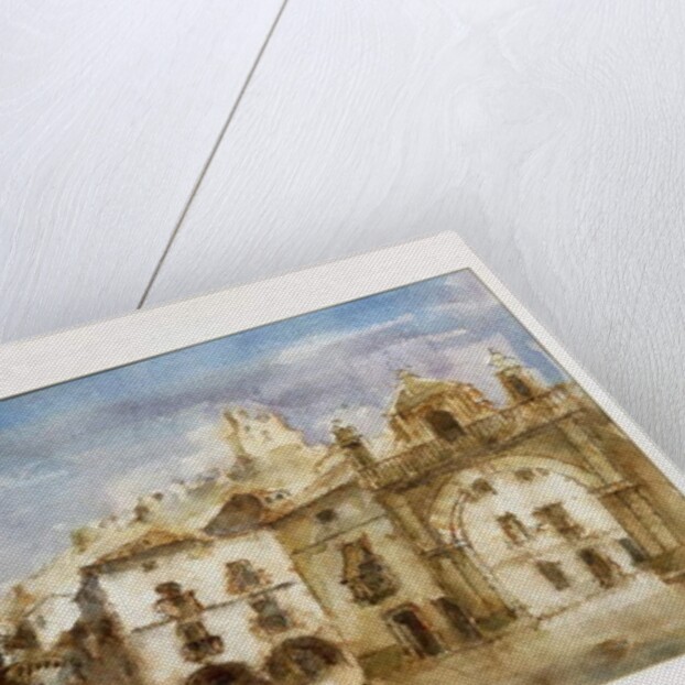 Set design for 'The Barber of Seville' by Gioachino Rossini by G Rigon