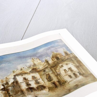 Set design for 'The Barber of Seville' by Gioachino Rossini by G Rigon