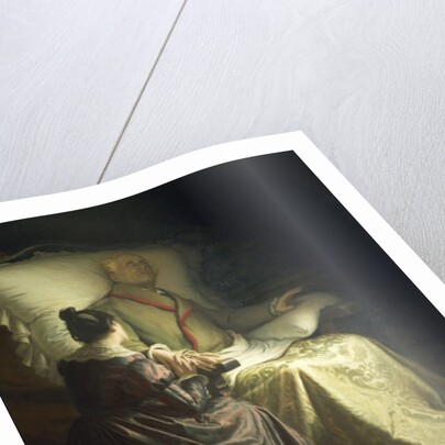 Dying Goethe, 1880 by Angelo Morbelli