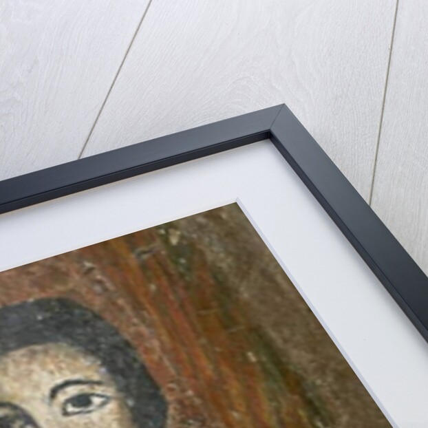 Detail of wall painting by School Ethiopian