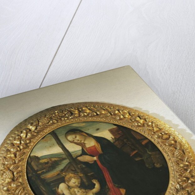 Madonna and Child with St. John by Master of the Miller Tondo (attr. to)