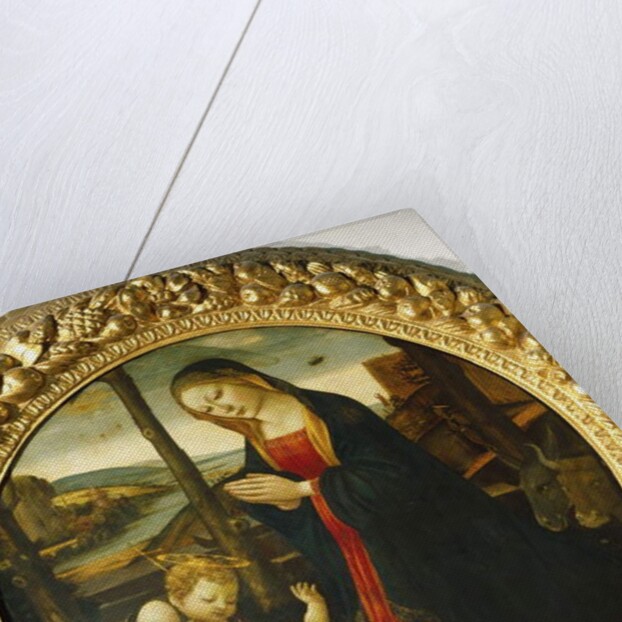Madonna and Child with St. John by Master of the Miller Tondo
