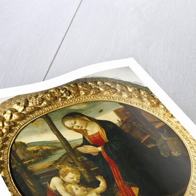 Madonna and Child with St. John by Master of the Miller Tondo