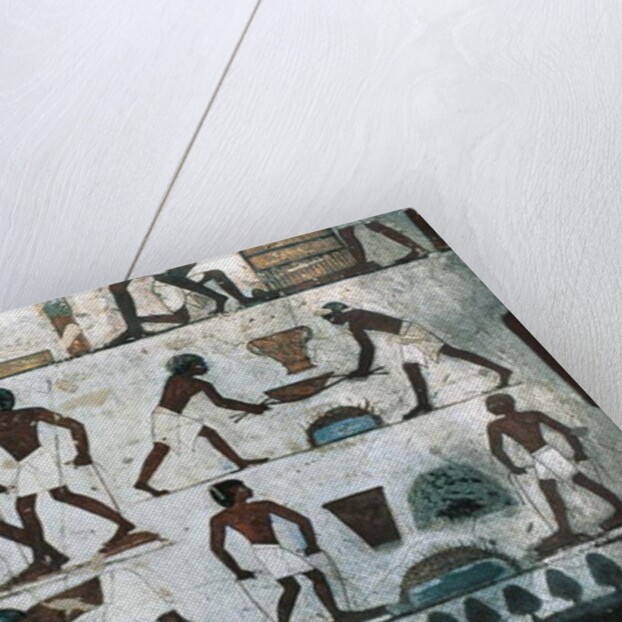 Foundry operations, South Wall of the Tomb of Rekhmire, New Kingdom by Egyptian 18th Dynasty