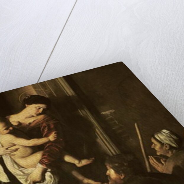 Madonna of the Pilgrims, c.1603-05 by Michelangelo Merisi da Caravaggio