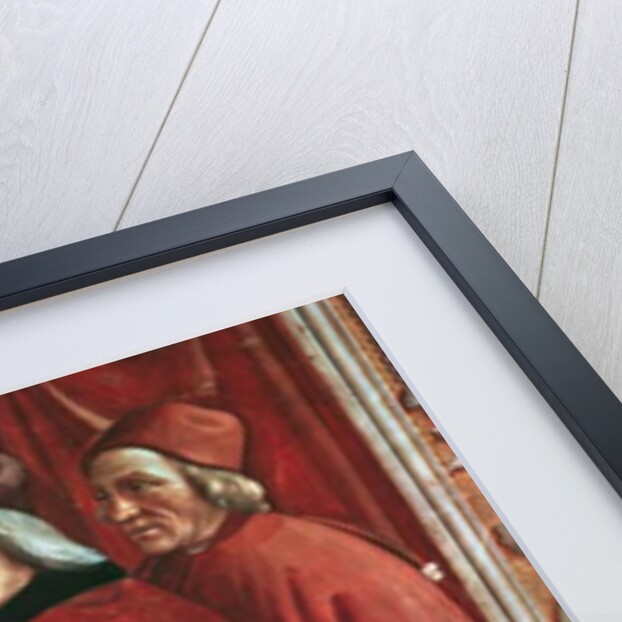 Stories of the Virgin Mary: Annunciation to Zacharias by Domenico Ghirlandaio