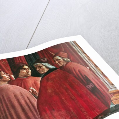 Stories of the Virgin Mary: Annunciation to Zacharias by Domenico Ghirlandaio