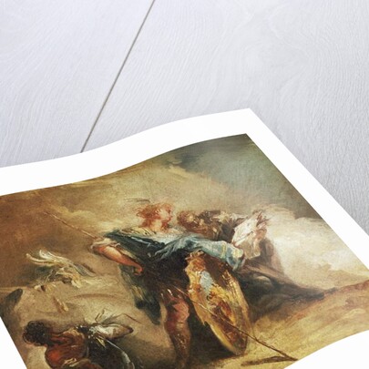 Minerva Dictating Laws by Giovanni Battista Tiepolo