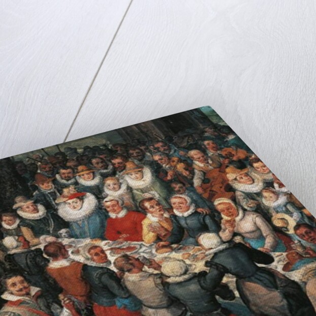 Wedding Banquet, Detail by Jan the Elder Brueghel