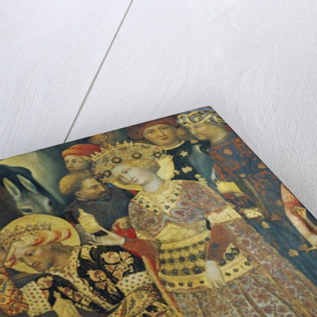 Adoration of the Magi detail of kings, 1423 by Gentile da Fabriano