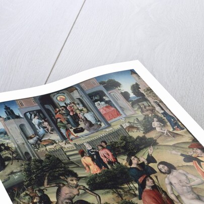 Scenes from the Life of Job, 1480-90 by Master of the St. Barbara Legend