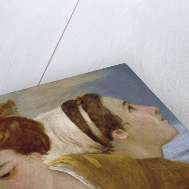 Detail of The Adoration of the Golden Calf, before 1634 by Nicolas Poussin