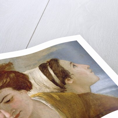 Detail of The Adoration of the Golden Calf, before 1634 by Nicolas Poussin