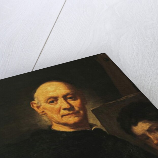 Self Portrait in the Act of Painting, 1732 by Giuseppe Ghislandi