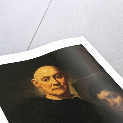 Self Portrait in the Act of Painting, 1732 by Giuseppe Ghislandi