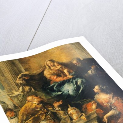 Ferri Altarpiece , c. 1755 by Giovanni Antonio Guardi