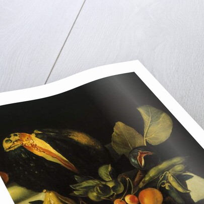 Still life with flowers and fruit by Michelangelo Merisi da Caravaggio