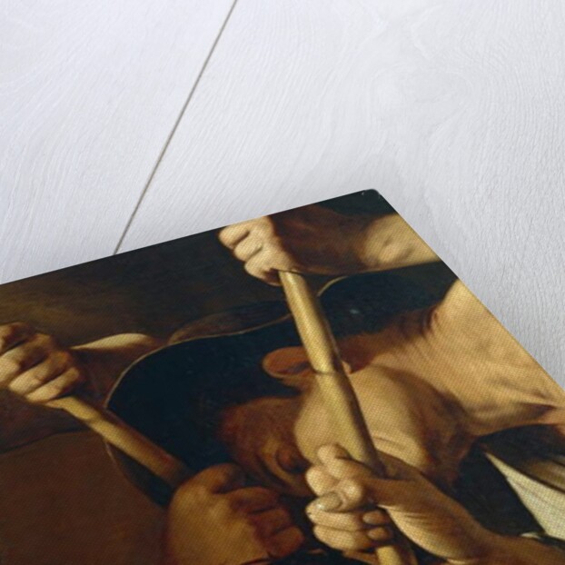 Face of Christ, The Crowning with Thorns, c.1603 by Michelangelo Merisi da Caravaggio