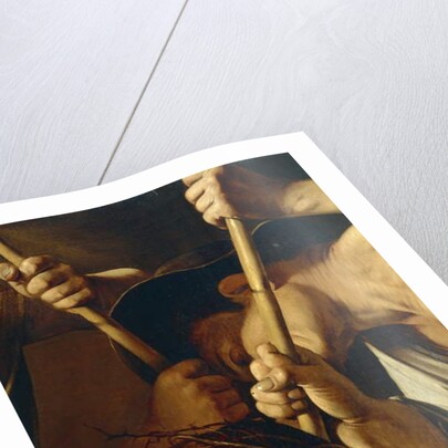 Face of Christ, The Crowning with Thorns, c.1603 by Michelangelo Merisi da Caravaggio