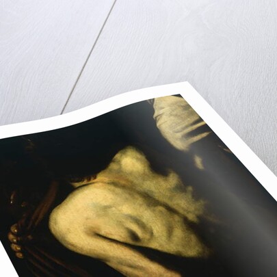 Clothing the naked by Michelangelo Merisi da Caravaggio