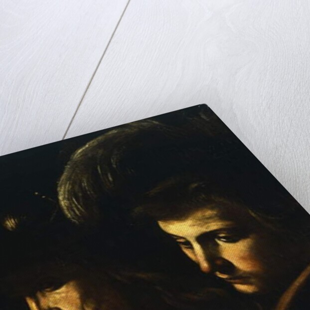 Faces of two men by Michelangelo Merisi da Caravaggio