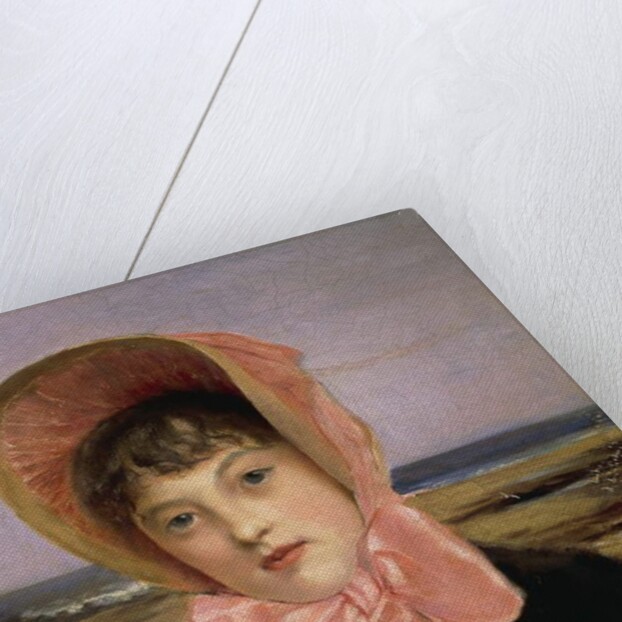 Girl with Pink Hat, 1883 by Jacques-Emile Blanche