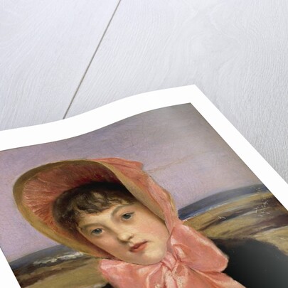 Girl with Pink Hat, 1883 by Jacques-Emile Blanche