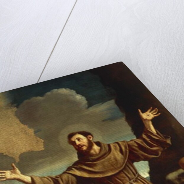 St. Francis of Assisi Receiving the Stigmata by Guercino (1591-1666)