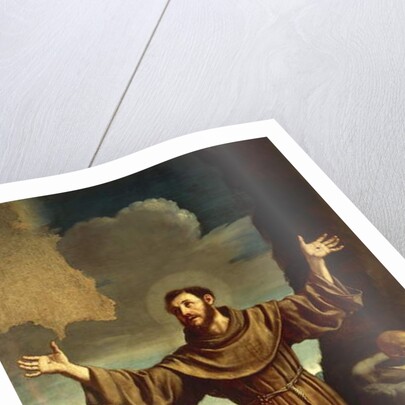 St. Francis of Assisi Receiving the Stigmata by Guercino (1591-1666)