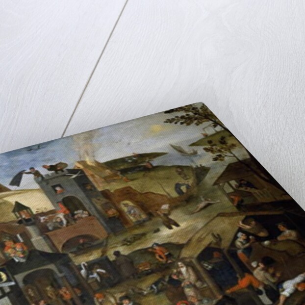Netherlandish Proverbs, c.1559 by Pieter the Younger Brueghel