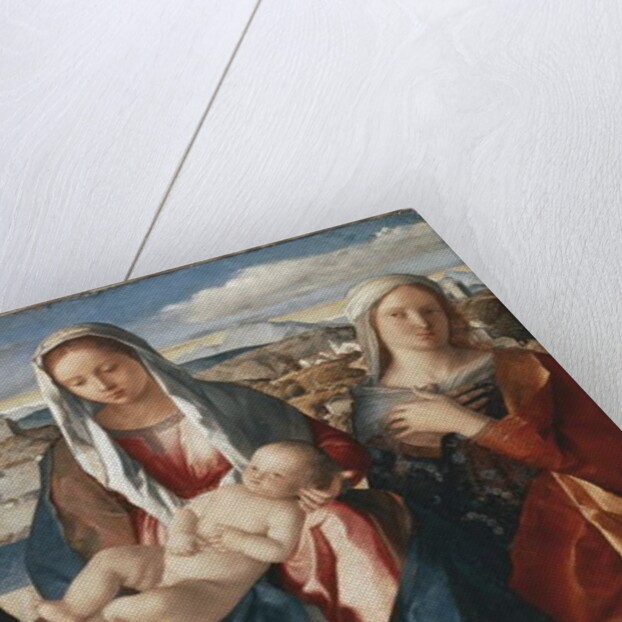 Madonna and Child with St John the Baptist and a Saint, 1500-1504 by Giovanni Bellini