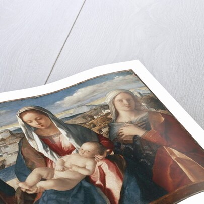 Madonna and Child with St John the Baptist and a Saint, 1500-1504 by Giovanni Bellini