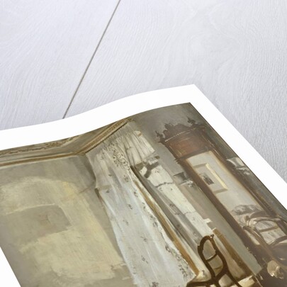 Room with balcony, 1845 by Adolph Friedrich Erdmann von Menzel