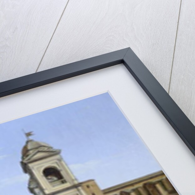 Trinita' dei Monti and the French Academy, Rome by Giambattista Bassi