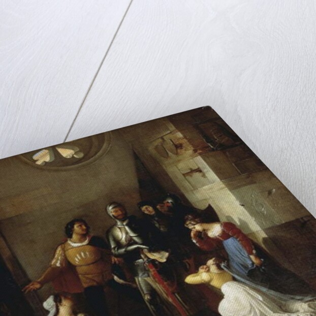 Peter Rossi, Imprisoned by the Scaligeri, 1818-20 by Francesco Hayez