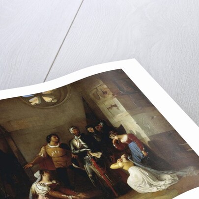 Peter Rossi, Imprisoned by the Scaligeri, 1818-20 by Francesco Hayez