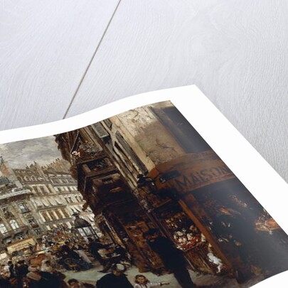 A week day in Paris, 1869 by Adolph Friedrich Erdmann von Menzel