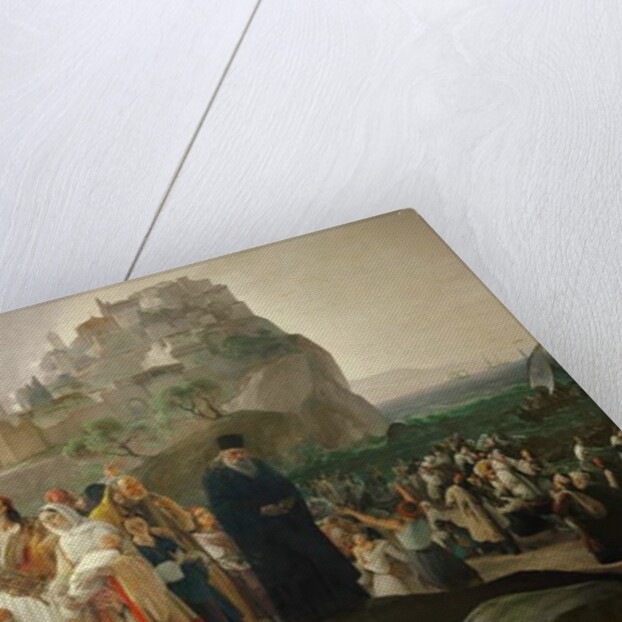 Refugees of Parga, 1826-31 by Francesco Hayez