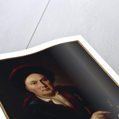 Portrait of Ludwig van Beethoven, Kapellmeister, grandfather of composer Ludwig Beethoven by Leopold Radoux