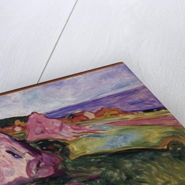 Landscape, Violet Rocks, 1904 by Edvard Munch