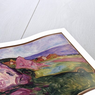Landscape, Violet Rocks, 1904 by Edvard Munch
