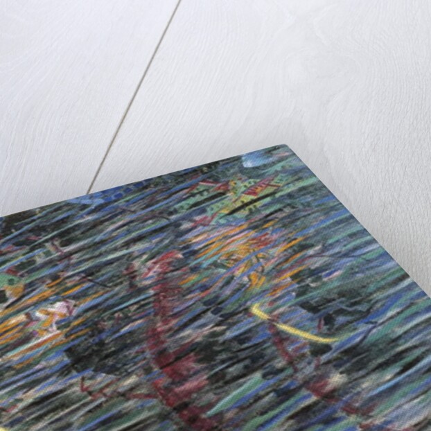 States of Mind, Those who Go, 1911 71 x 95,5 cm by Umberto Boccioni