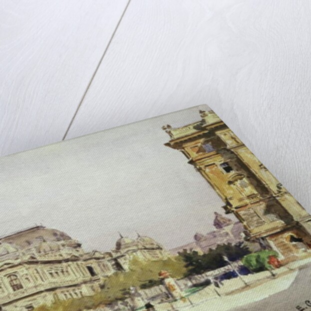 Ring and Opera House in Vienna, Austria by Ernst Graner