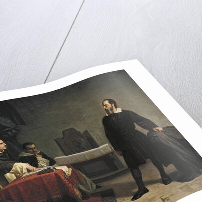 Galileo before the Roman Inquisition, 1857 by Cristiano Banti