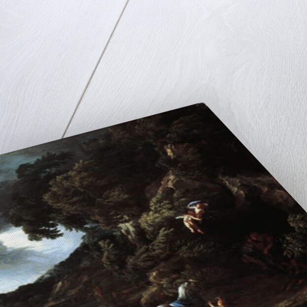 Landscape with the Union of Dido and Aeneas, c.1664-48 by Gaspard Poussin & Maratta or Maratti Carlo Dughet