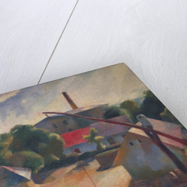 A Peasant Village, 1927 by Karoly Patko