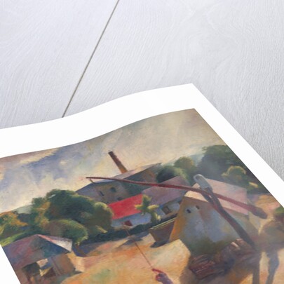 A Peasant Village, 1927 by Karoly Patko