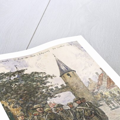 Flanders front, gate of Loo, 30 July 1917 by Jean-Louis Lefort